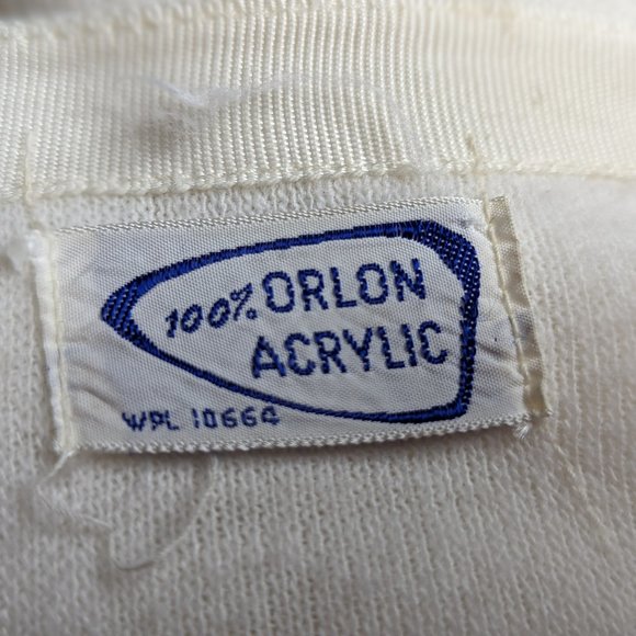 Vintage Off White Cardigan Size Medium - Picture 8 of 14